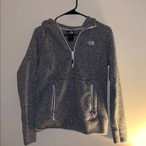 Northface Fleece Quarter zip (with hood)